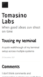Mobile Screenshot of labs.tomasino.org